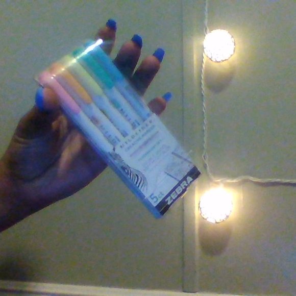 Zebra Mild-liners 5 marker set. - Picture 5 of 7